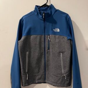 The North Face Men's Performance Jacket in Blue and Gray